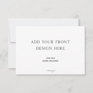 Cartão De Notas Impressão de placa dupla de 5 x 3,5 pol