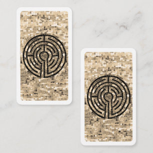 Cartão De Notas Indicador LABYRINTH V - Placa 3.5x2