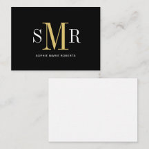 Iniciais de monograma moderno de três letras nome 