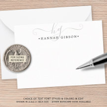 Iniciais de Script Silver do Monograma Moderno