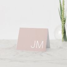 Inicial Maiúscula Monogramada Extragrande Rosa Beg