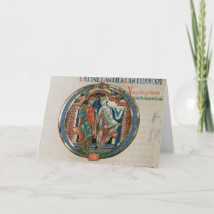 Cartão De Notas Initial letter 'O' Osculatur me - Let me kiss