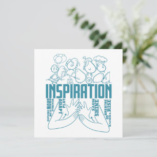 Cartão De Notas Inspiração - Design ASL