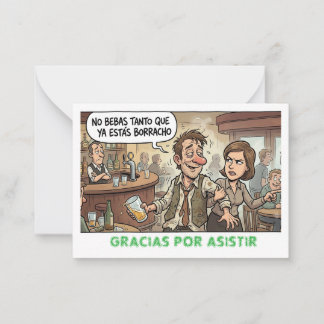 Cartão De Notas Invitaciones