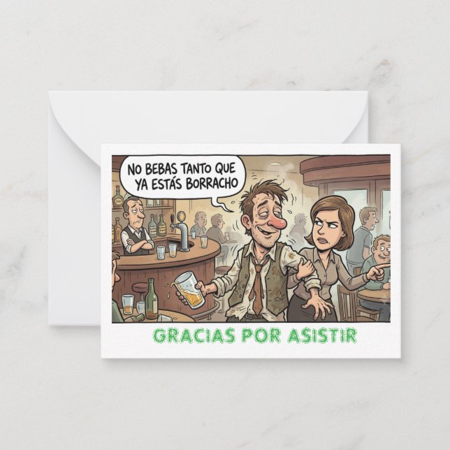 Cartão De Notas Invitaciones (Frente)