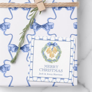 Cartão De Notas Invólucro das Cintas de Natal ou Casamento