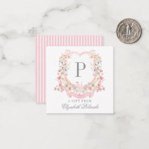 Cartão De Notas Invólucro Personalizado De Presente De Cesta Flora
