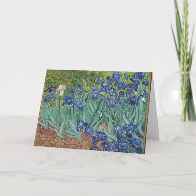 Cartão De Notas Irises, Vincent Van Gogh, Notecards (Frente)