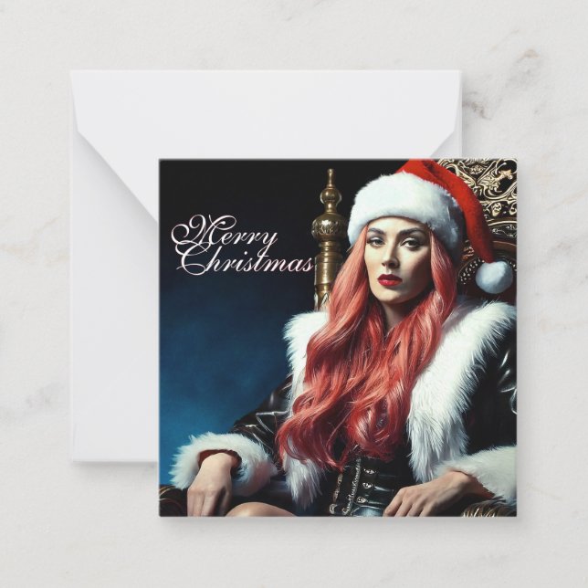 Cartão De Notas Irmã de testes de papais noeis - Merry Xmas 031220 (Frente)