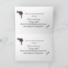 Cartão De Notas jamie & poppy tartan hunt