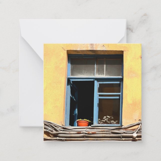 Cartão De Notas Janela em Santo-Petersburgo (Frente)