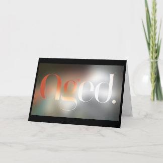 Cartão De Notas Jeanne: Idade