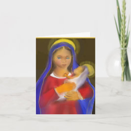 Cartão De Notas Jesus Com Maria