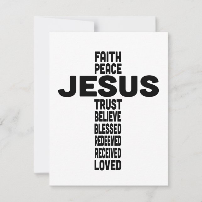 Cartão De Notas Jesus é o centro da design (Frente)