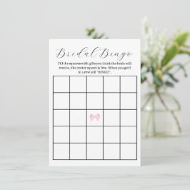 Cartão De Notas Jogo Bingo do Chá de panela rosa - Imprimível