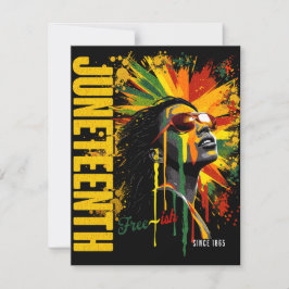 Cartão De Notas Juneteenth História Negra É Orgulho Negro História