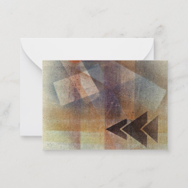 Cartão De Notas Kandinsky - Dicas Pesadas, abstrato (Frente)