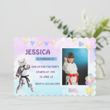 Karate Cat Festa de aniversário Festa Taekwondo