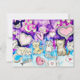 Cartão De Notas Kitty Valentine