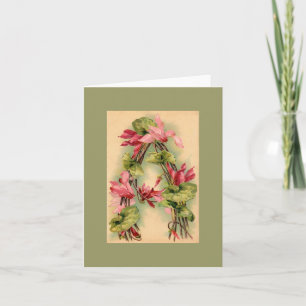 Cartão De Notas Klein Flower Alphabet NOTE CARD DKGR