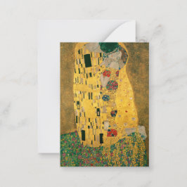 Cartão De Notas Klimt // A Pintura Do Beijo