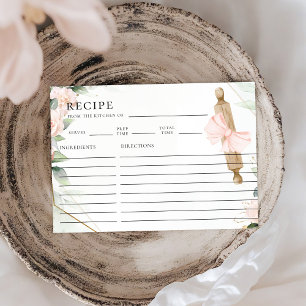 Cartão De Notas Knead Love Floral Chá de panela Recipiente Card Ro