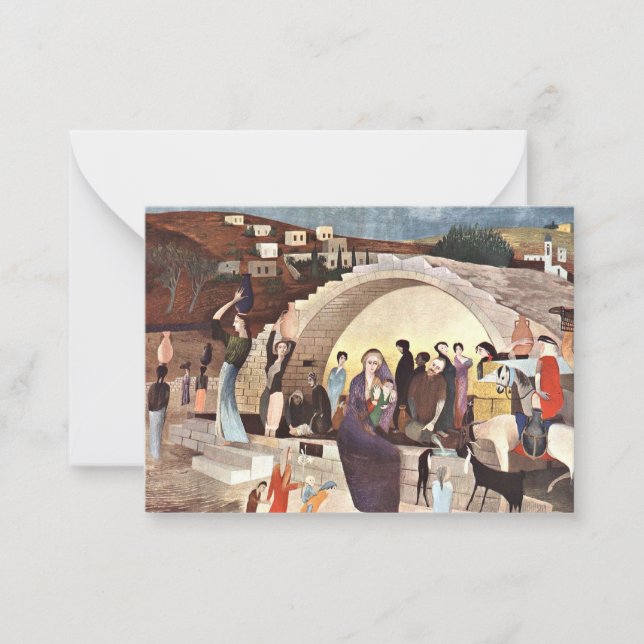 Cartão De Notas Kosztka - O Bem de Maria em Nazareth (Frente)