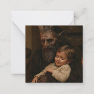 Cartão De Notas Krampus do Natal