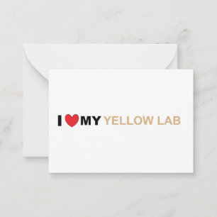 Cartão De Notas laboratório amarelo LR