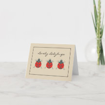 Ladybugs | Belo Trio de Placas Vazios Ladybugs
