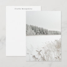 Lago de inverno - nome personalizado sazonal
