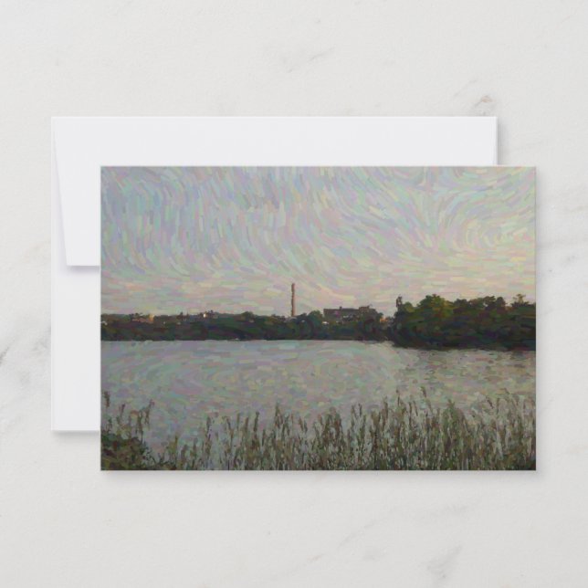 Cartão De Notas Lago Menomin (Frente)