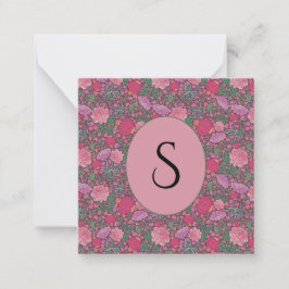 Cartão De Notas Lanternas de papel japonesas do jardim de primaver