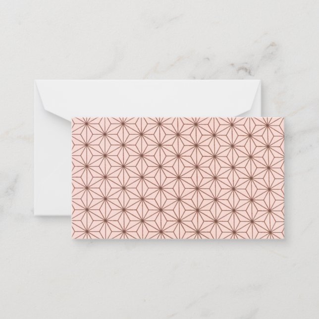 Cartão De Notas leaf pattern (Frente)