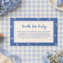 Livros de bebê Blue Jean Baby para chá de bebê 