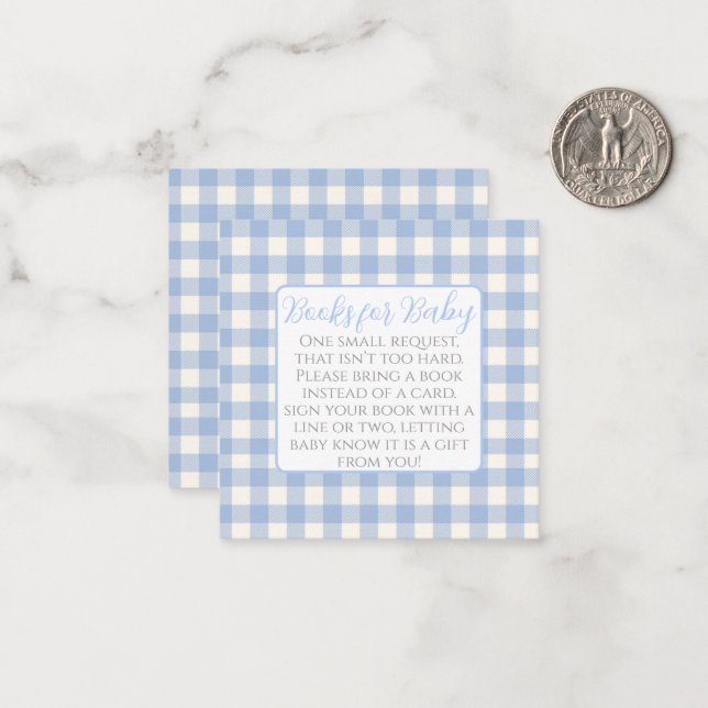 Cartão De Notas Livros para a placa de gabinete para bebê (Frente/Verso In Situ)