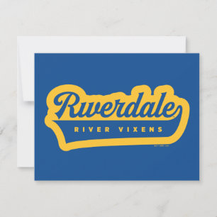 Cartão De Notas Logo Riverdale River Vixens