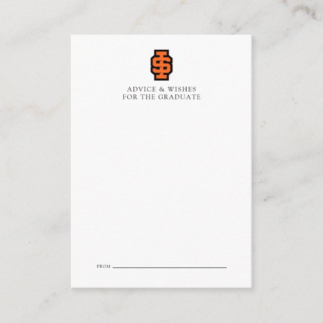 Cartão De Notas Logotipo Bold Bengals da Universidade Estadual de  (Frente)