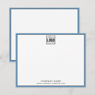 Cartão De Notas Logotipo Empresarial Personalizado Cor da Marca Bo