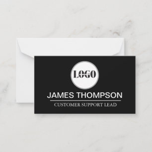 Cartão De Notas Logotipo personalizado engrenagem para sua equipe