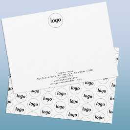 Cartão De Notas Logotipo simples Professional