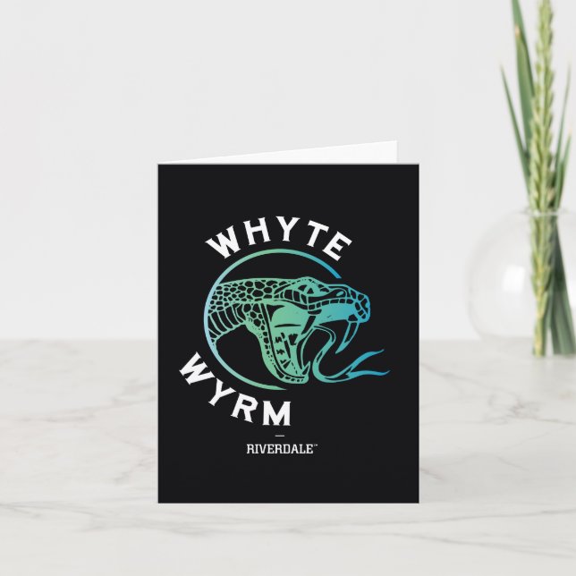 Cartão De Notas Logotipo Whyte Wyrm (Frente)