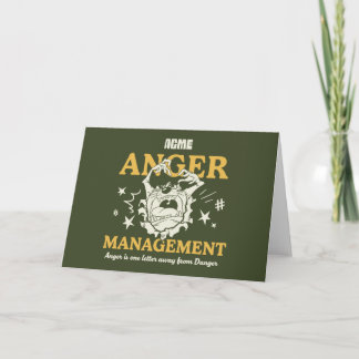Cartão De Notas LOONEY TUNES™ |TAZ™ ACME Anger Management