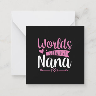Cartão De Notas Mãe Arte Mundo Maior Nana
