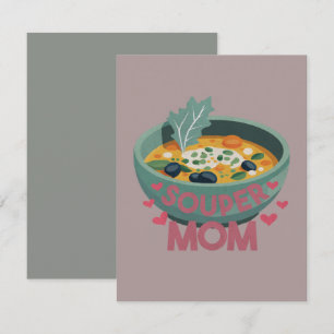 Cartão De Notas Mãe Super