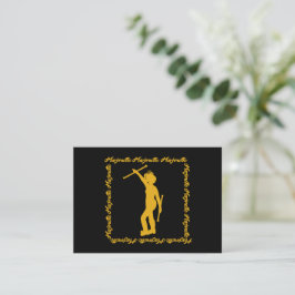 Cartão De Notas Majorette Twirler Notecard #4 (Preto Amarelo)