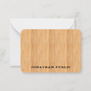 Cartão De Notas Mão Personalizada Parece Um Monograma De Texto Inc