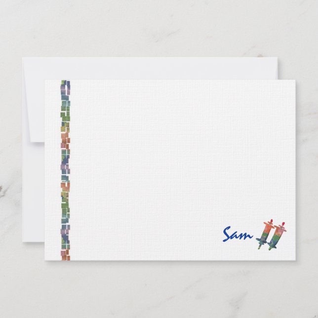 Cartão De Notas Max Torah Obrigado A6 (Frente)