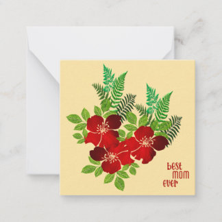 Cartão De Notas Melhor Mãe de Todos os Tempos