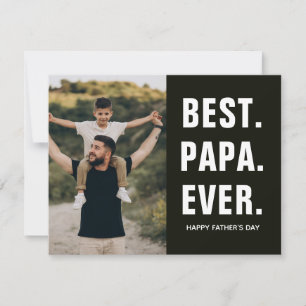 Cartão De Notas Melhor. Papai. De Todos. Dia dos Pais 